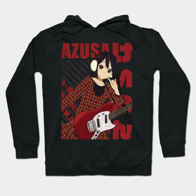 K-ON ! - Azusa Nakano Hoodie by Recup-Tout